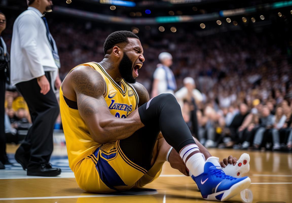 湖人队詹姆斯左脚踝高位扭伤预计缺席3-5周，运动医学专家解析罕见伤病对湖人季后赛冲击影响